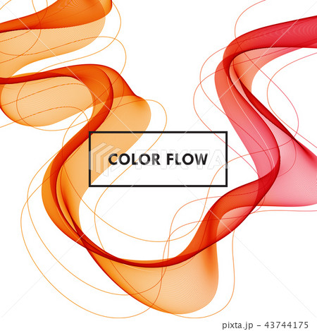 Abstract colorful vector background, color flow wave for design brochure, website, flyer. Abstract colorful vector background, color flow wave for design brochure, website, flyer. 43744175