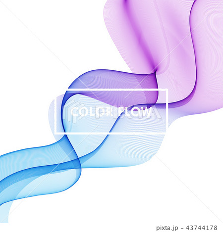 Abstract colorful vector background, color flow wave for design brochure, website, flyer. Abstract colorful vector background, color flow wave for design brochure, website, flyer. 43744178