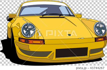 黄色いドイツ車のイラスト素材 [43744267] - PIXTA