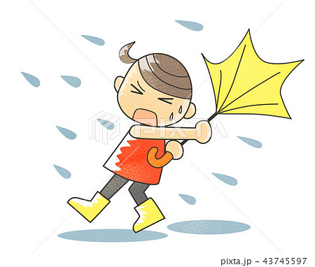 暴風雨のイラスト素材