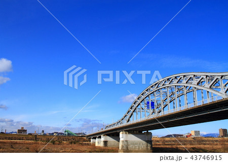 岐阜県　長良川（忠節橋） 43746915