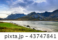 Beautiful mountain landscape, Lofoten, Norway 43747841