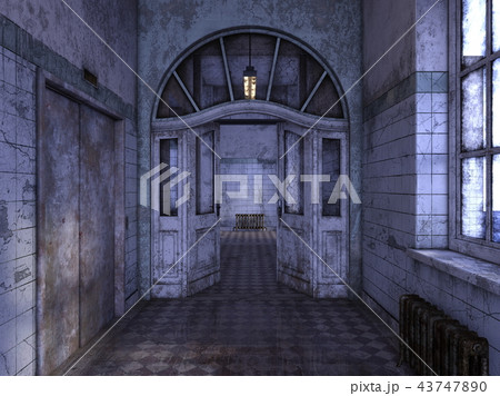 不気味な通路 43747890