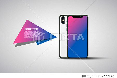 Smartphone banner. Mockup generic smartphone. Smartphone banner. Mockup generic smartphone. 43754437