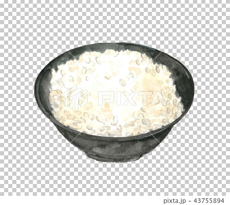 白米 炊きたてご飯のイラスト素材