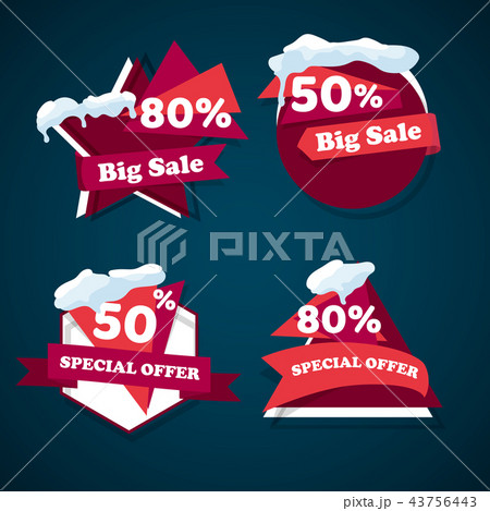 Winter big  sale templates banner 43756443