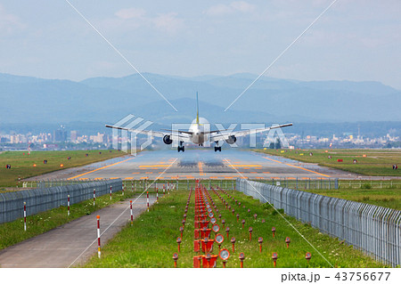 旭川空港　着陸 43756677