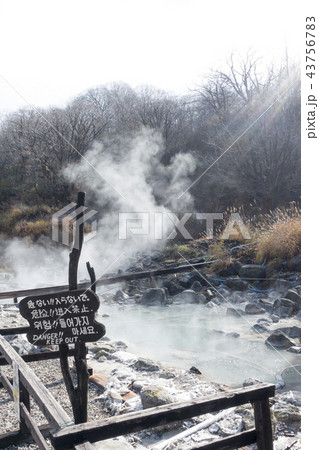 秋田県乳頭温泉郷最奥の黒湯温泉ブナ林に囲まれた静寂の源泉地帯山の湯渓流のせせらぎがこだまする湯治場 秋田県乳頭温泉郷最奥の黒湯温泉ブナ林に囲まれた静寂の源泉地帯山の湯渓流のせせらぎがこだまする湯治場 43756783