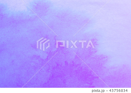 Abstract hand painted Ultra Blue Violet watercolor 43756834
