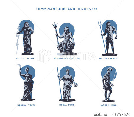 Olimpian gods and heroes. 43757620