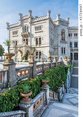 Miramare castle near Trieste, northeastern Italy 43758497
