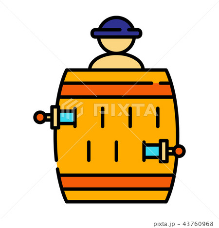 Pirate LineColor illustration 43760968