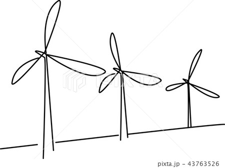 発電所イラストのイラスト素材