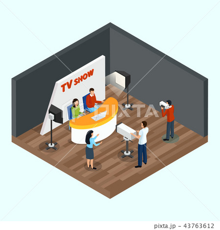 TV Quiz Shooting Composition TV Quiz Shooting Composition 43763612