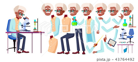 Old Man Vector. Black. Afro American. Senior Person Portrait. Elderly People. Aged. Animation Old Man Vector. Black. Afro American. Senior Person Portrait. Elderly People. Aged. Animation 43764492