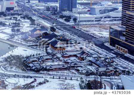 風景 瓦屋 韓屋 43765036