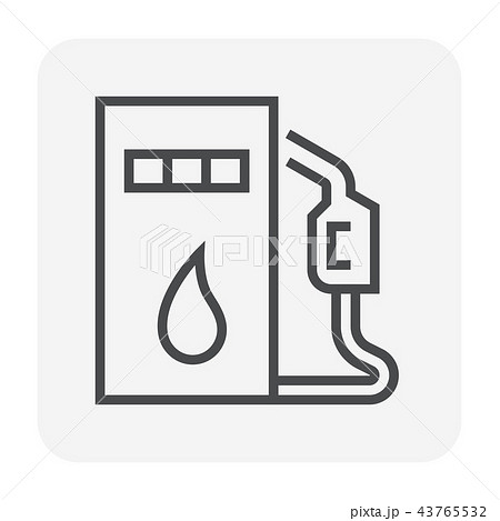 petrol station equipment icon petrol station equipment icon 43765532