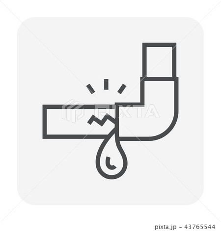 Burst Pipe Iconのイラスト素材