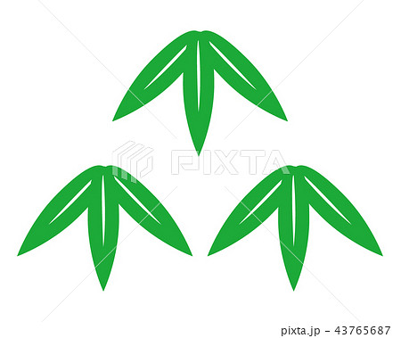 笹 正月飾りのイラスト素材