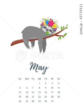 May 2019 year calendar page May 2019 year calendar page 43770312