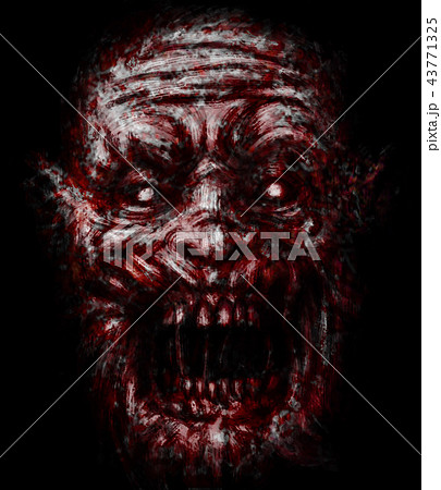 scary demon face wallpaper