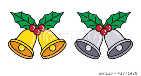 Christmas Bell vector icon Santa Claus logo Christmas Bell vector icon Santa Claus logo 43771439