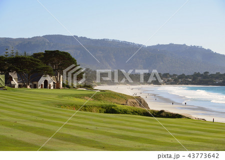 アメリカ カリフォルニア ペブルビーチゴルフコース アメリカ カリフォルニア ペブルビーチゴルフコース 43773642