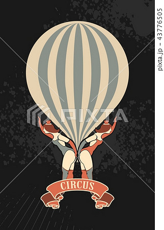 Retro circus poster 43776505