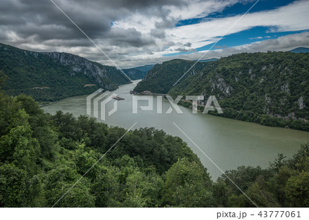Panoramic view of the Danube River from Golo Brdo Panoramic view of the Danube River from Golo Brdo 43777061