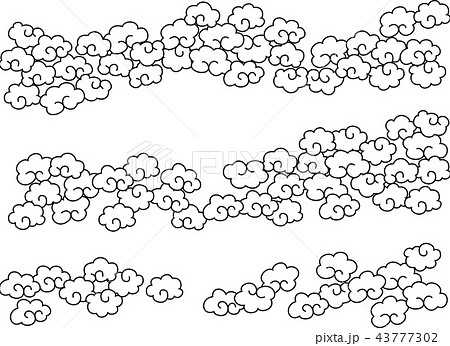和風の雲 43777302