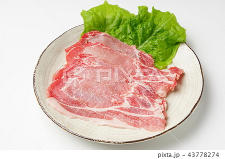 生豚肉 43778274