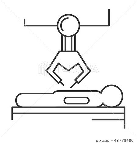 Robotic Surgery Iconのイラスト素材