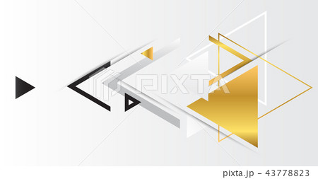 Abstract gold geometric vector background Abstract gold geometric vector background 43778823