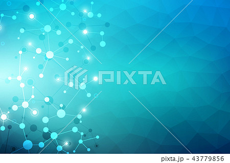 Molecular structure background and communication. Abstract background from molecule DNA. Medical Molecular structure background and communication. Abstract background from molecule DNA. Medical 43779856
