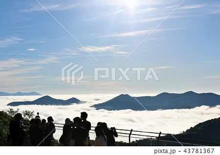 北海道　青空の雲海テラス 43781367