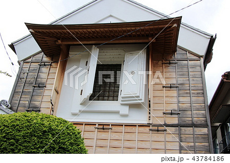 茨城県真壁の町並み（下宿通りの蔵） 43784186