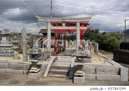 茨城県真壁の町並み(稲荷神社) 茨城県真壁の町並み(稲荷神社) 43784194
