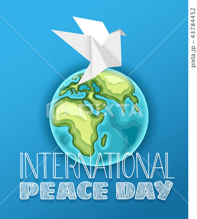 Happy international peace day vector illustration Happy international peace day vector illustration 43784452