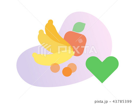 Fruits. Healthy food icon. Flat vector illustration. Isolated on white background. Fruits. Healthy food icon. Flat vector illustration. Isolated on white background. 43785399