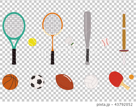 スポーツ用品のイラスト素材