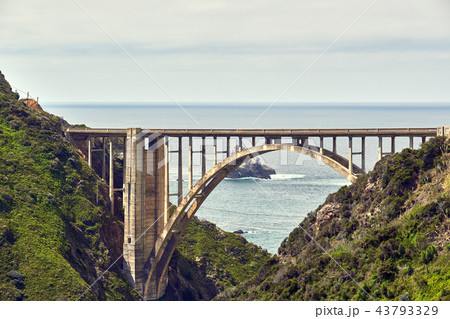 Bixby Creek Bridge on Highway 1, California Bixby Creek Bridge on Highway 1, California 43793329