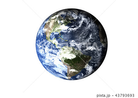 Planet Earth of solar system isolated Planet Earth of solar system isolated 43793693