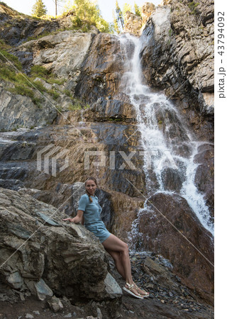 Waterfall in Altai Mountains 43794092