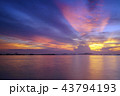 Amazing sunset.Colorful sky in the sunset. Natural 43794193
