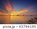 Amazing sunset.Colorful sky in the sunset. Natural 43794195