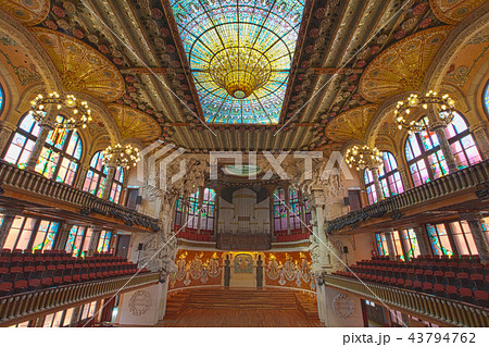 Palau de la musica catalana, Barcelona, Spain Palau de la musica catalana, Barcelona, Spain 43794762