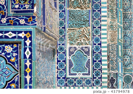 Detail of the facade of the historical cemetery 43794978