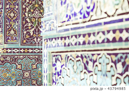 Detail of the facade of the historical cemetery Detail of the facade of the historical cemetery 43794985