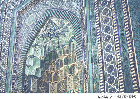 Detail of the facade of the historical cemetery 43794990