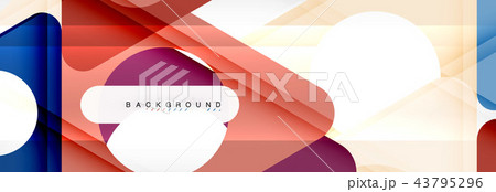 Circle and triangle abstract background 43795296